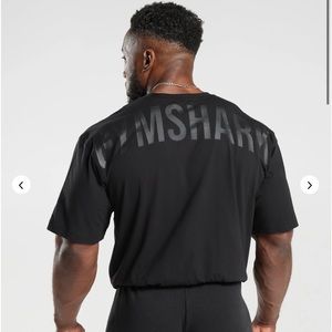 Gymshark Power T-Shirt - Black - Large
